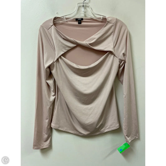 Top Long Sleeve By Express In Pink, Size: M