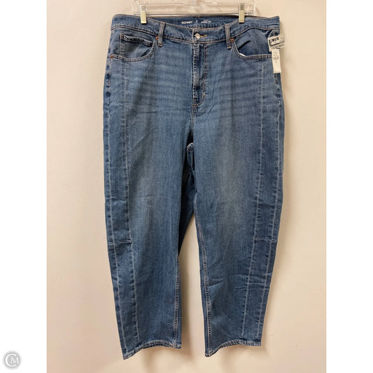 Jeans Wide Leg By Old Navy In Blue Denim, Size: 18