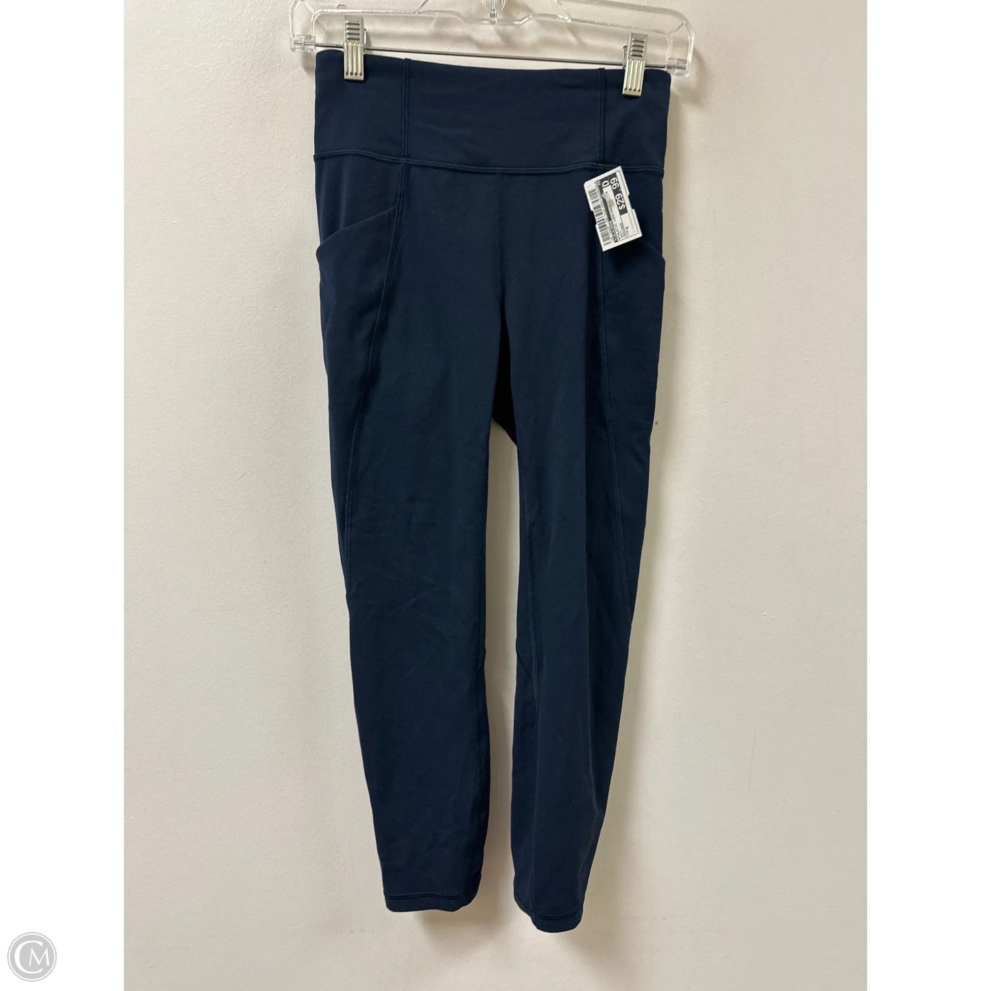 Athletic Leggings By Lululemon In Navy, Size: 4