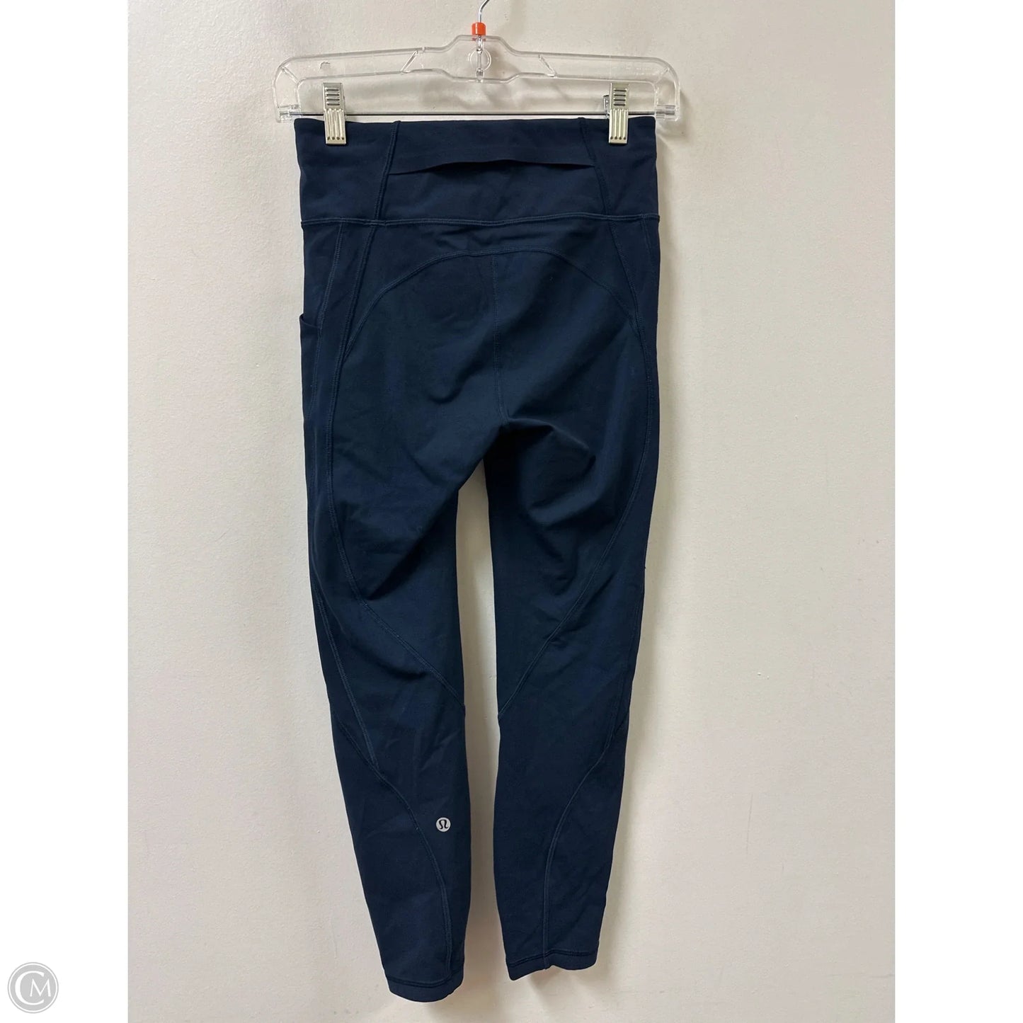 Athletic Leggings By Lululemon In Navy, Size: 4