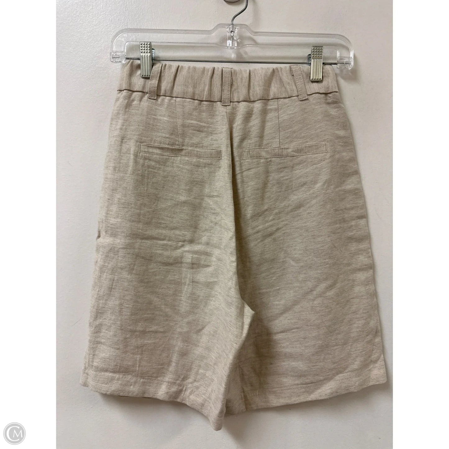Shorts By H&m In Cream, Size: 2