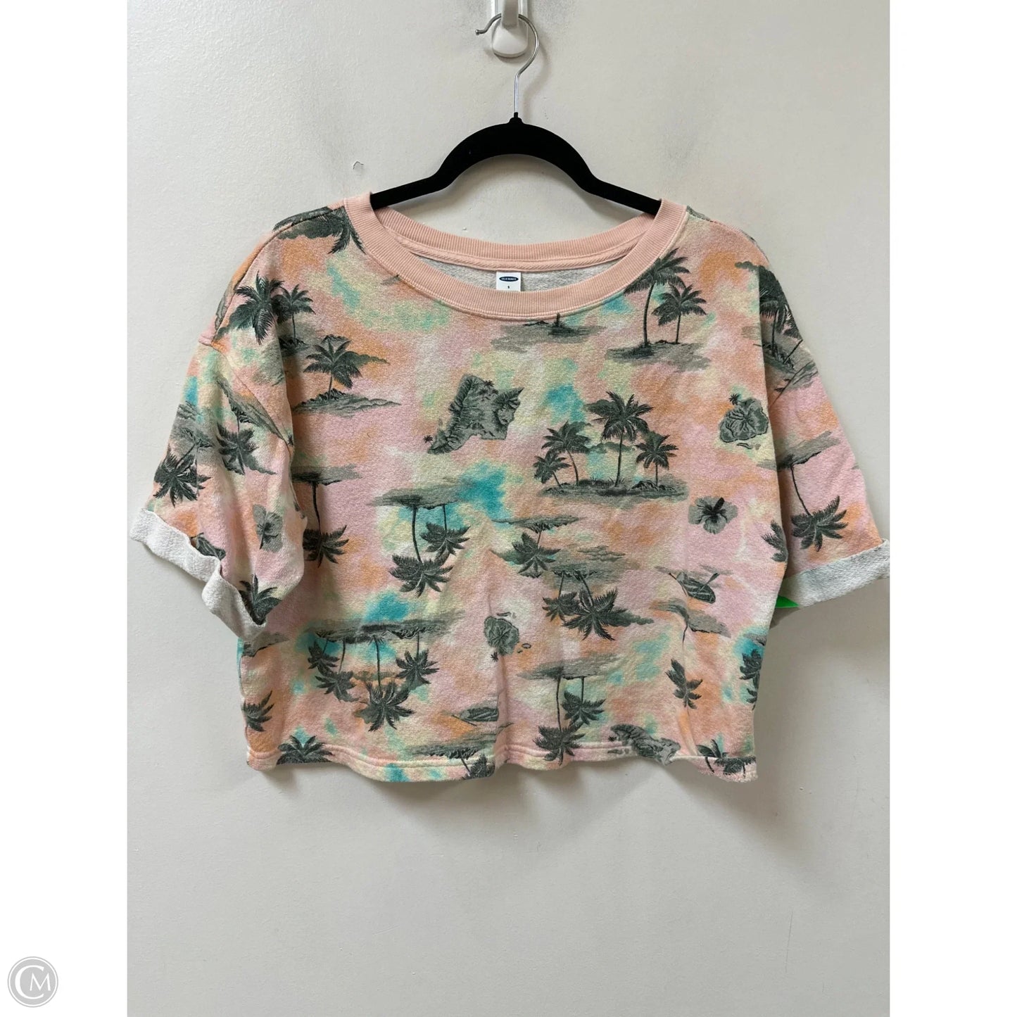Top Short Sleeve By Old Navy In Pink, Size: S
