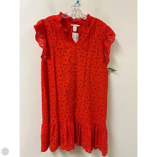 Dress Casual Short By H&m In Red, Size: L