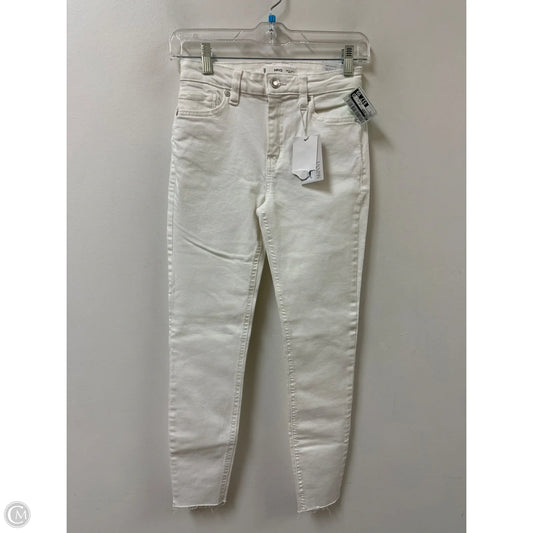 Jeans Skinny By Mng In White Denim, Size: 2