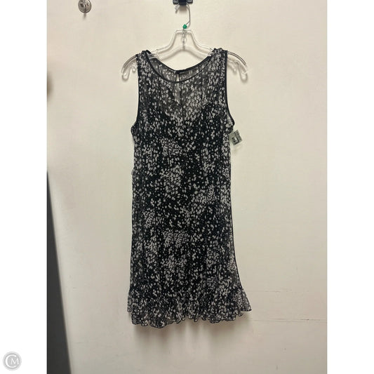 Dress Casual Midi By Jessica Howard In Black & White, Size: Lp