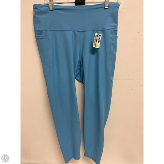 Athletic Leggings By Old Navy In Blue, Size: Xl