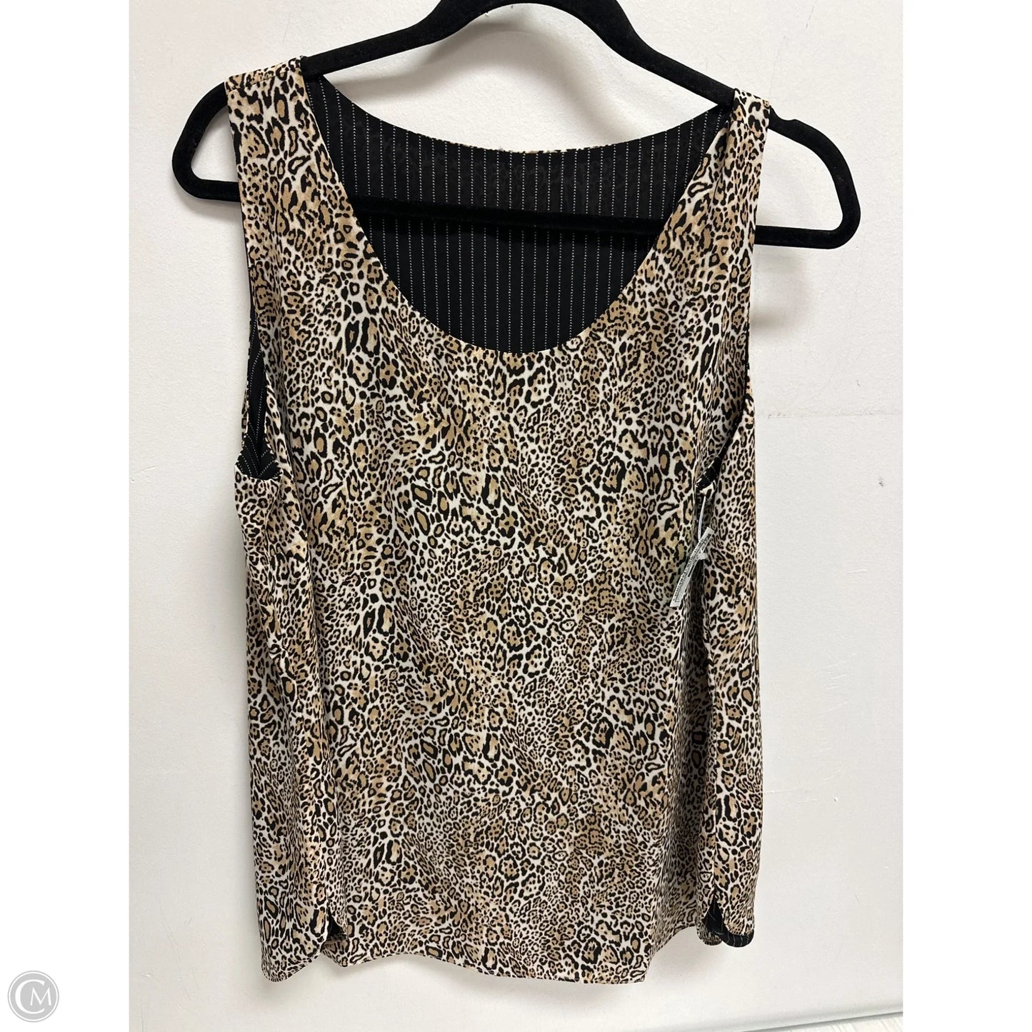 Top Sleeveless By Clothes Mentor In Animal Print, Size: L