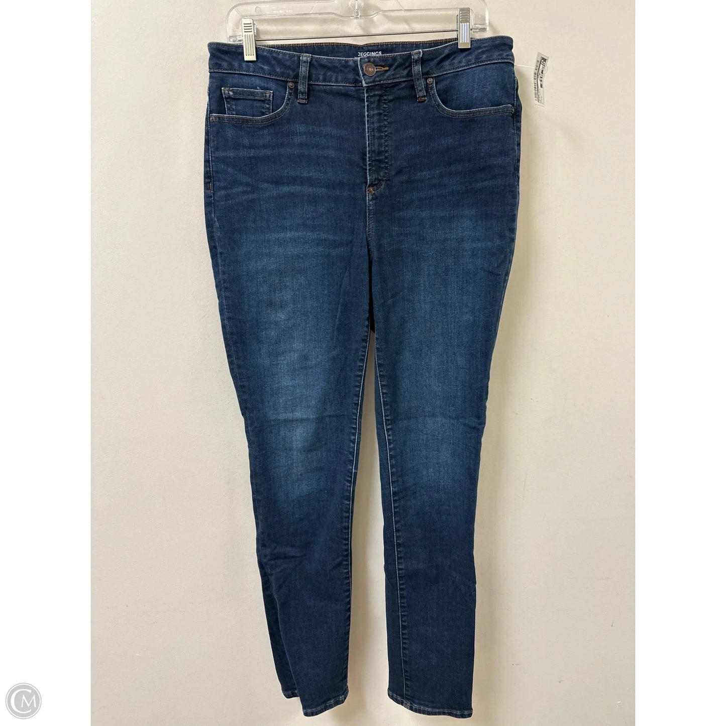Jeans Skinny By Chicos In Blue Denim, Size: 8