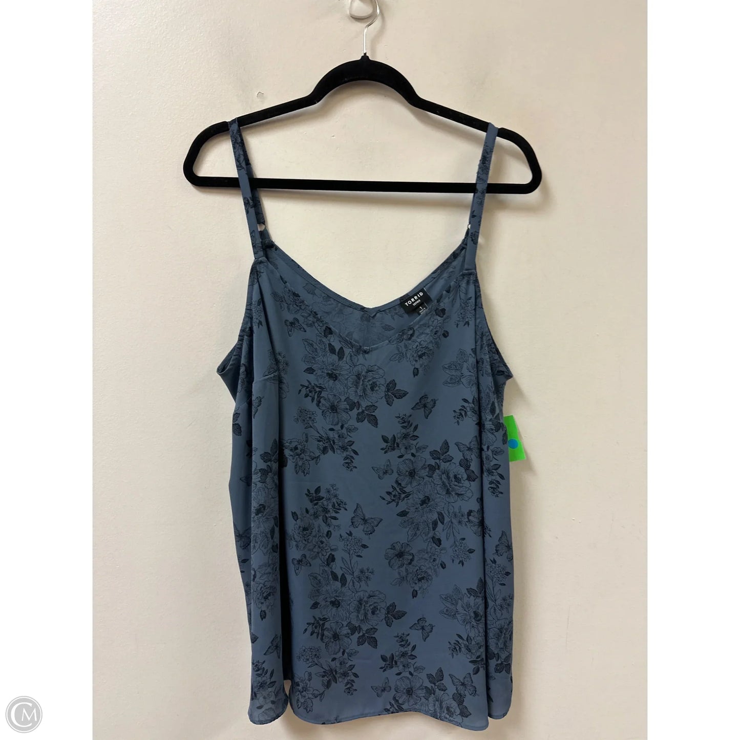 Top Sleeveless By Torrid In Blue, Size: 1x