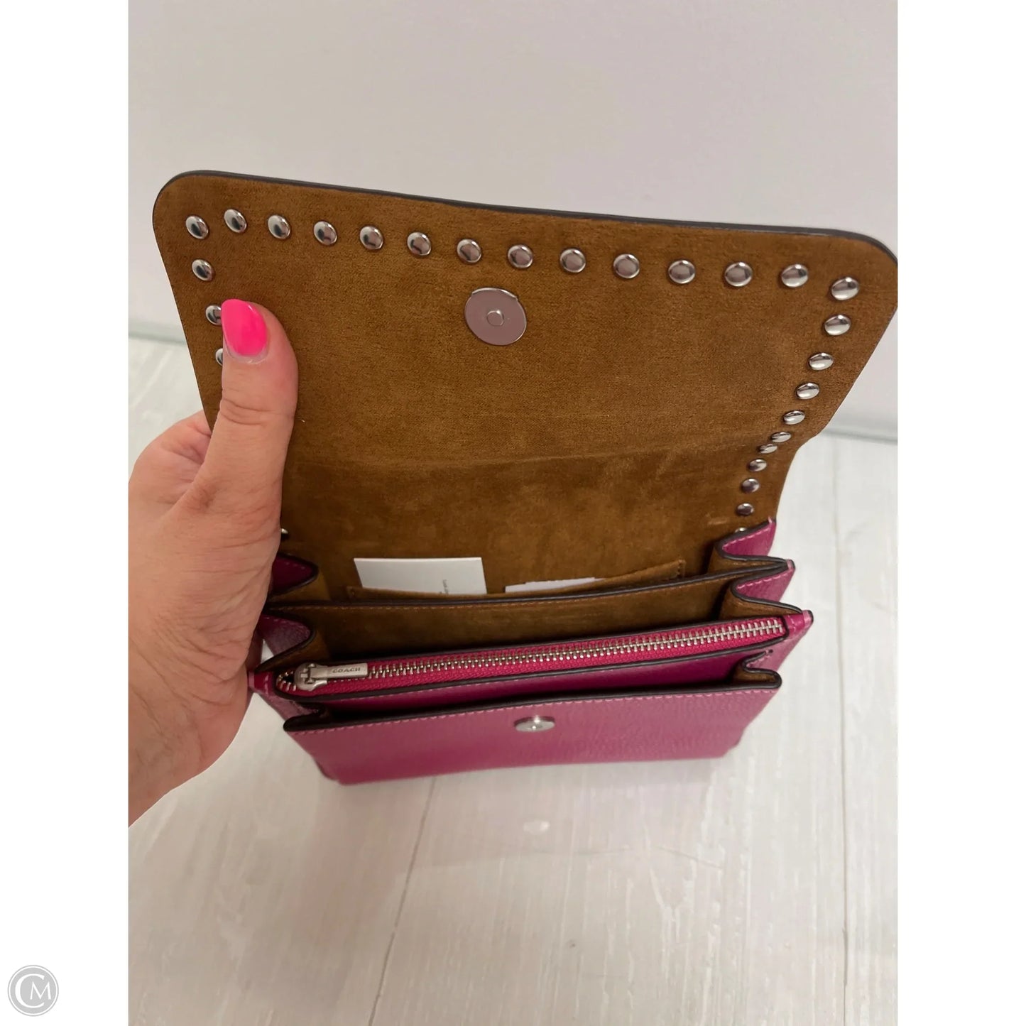Crossbody Designer By Coach, Size: Small