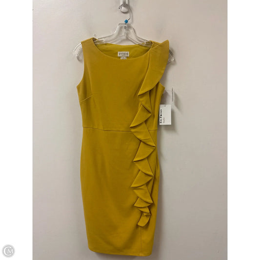 Dress Casual Midi By Enfocus In Yellow, Size: S