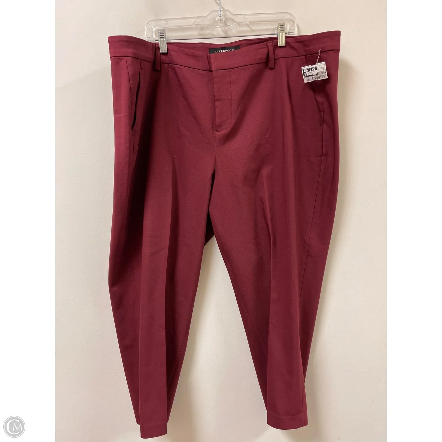 Pants Other By Liverpool In Red, Size: 22