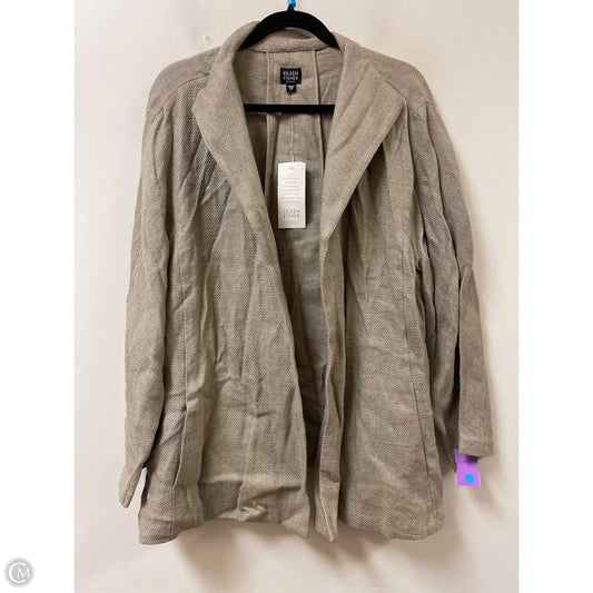 Blazer By Eileen Fisher In Brown, Size: 3x