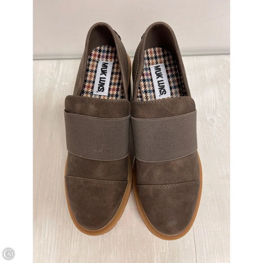Shoes Heels Block By Muk Luks In Brown, Size: 10