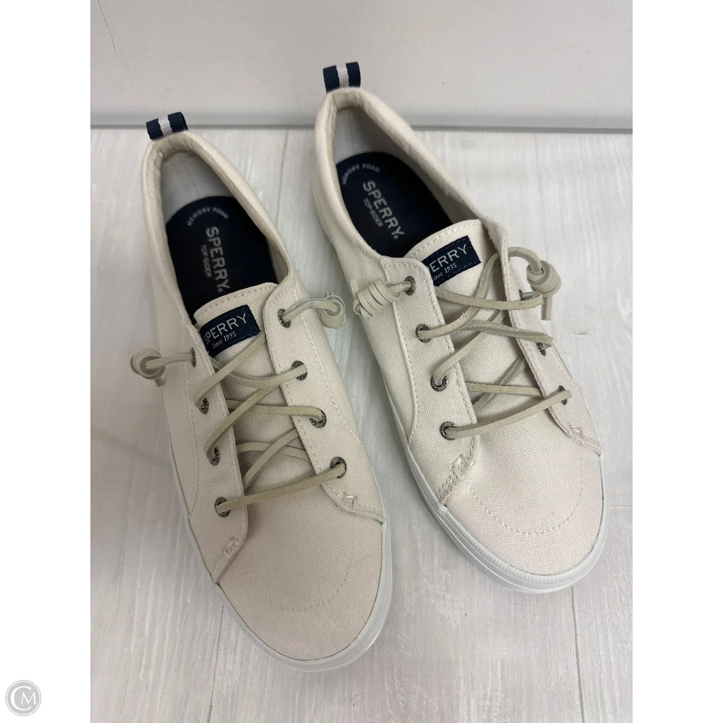 Shoes Sneakers By Sperry In White, Size: 10