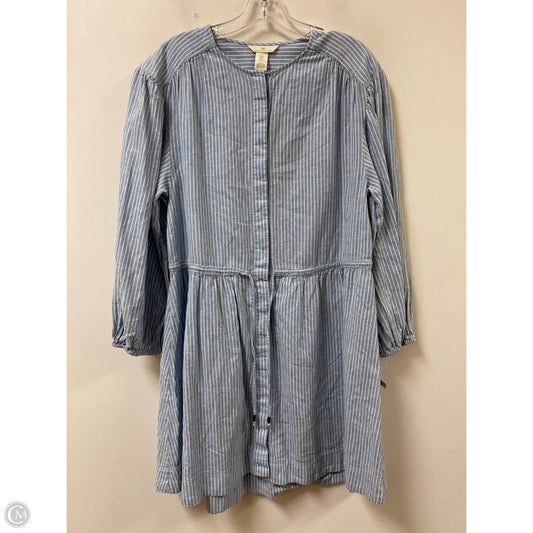 Dress Casual Short By H&m In Blue & White, Size: M