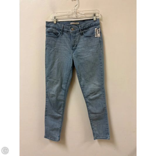 Jeans Skinny By Levis In Blue Denim, Size: 8