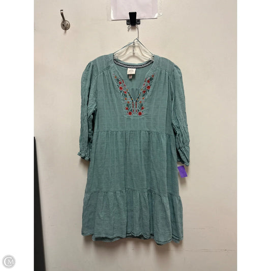 Dress Casual Short By Knox Rose In Blue, Size: Xl