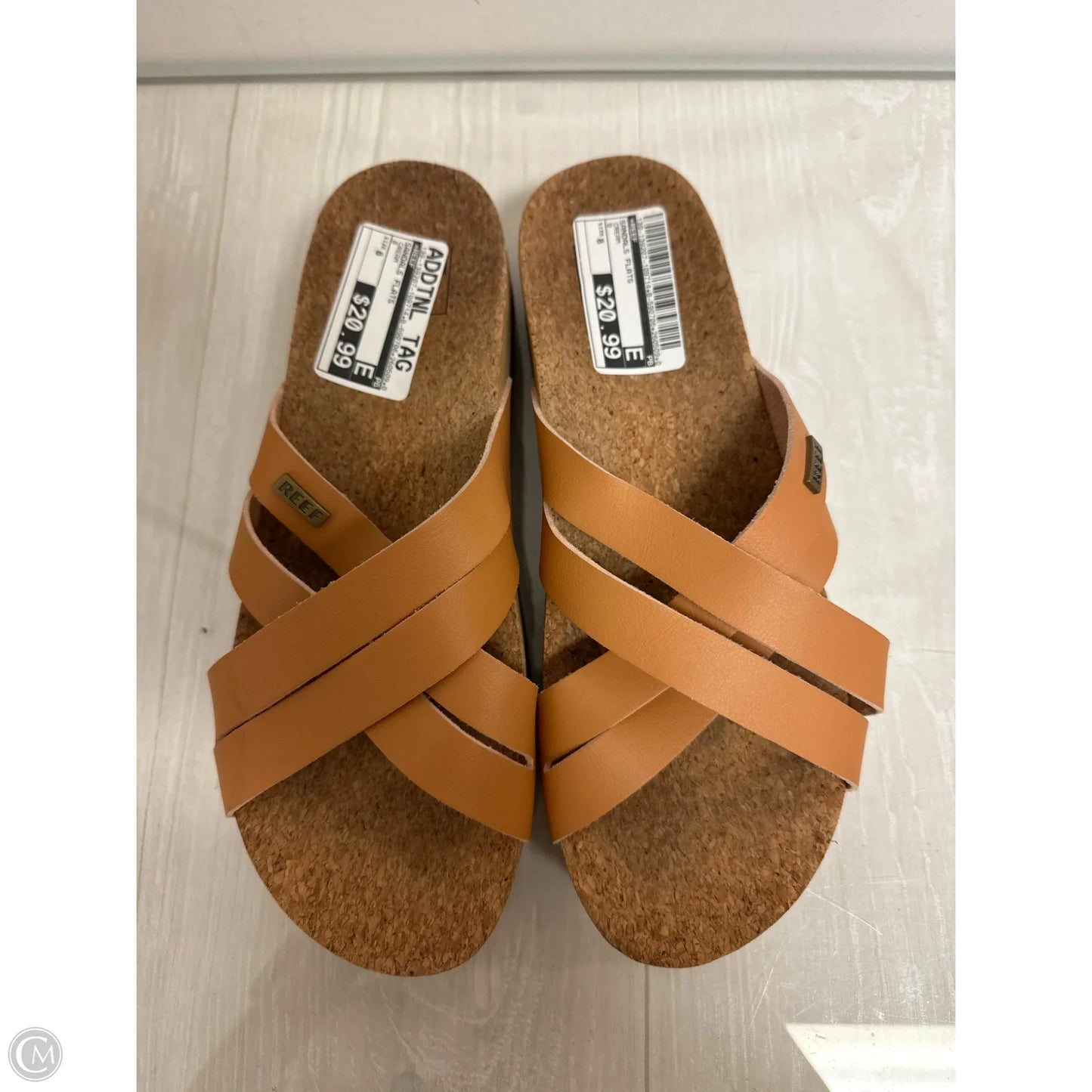 Sandals Flats By Reef In Cream, Size: 8