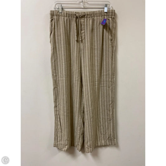Pants Linen By Gap In Cream & White, Size: 8
