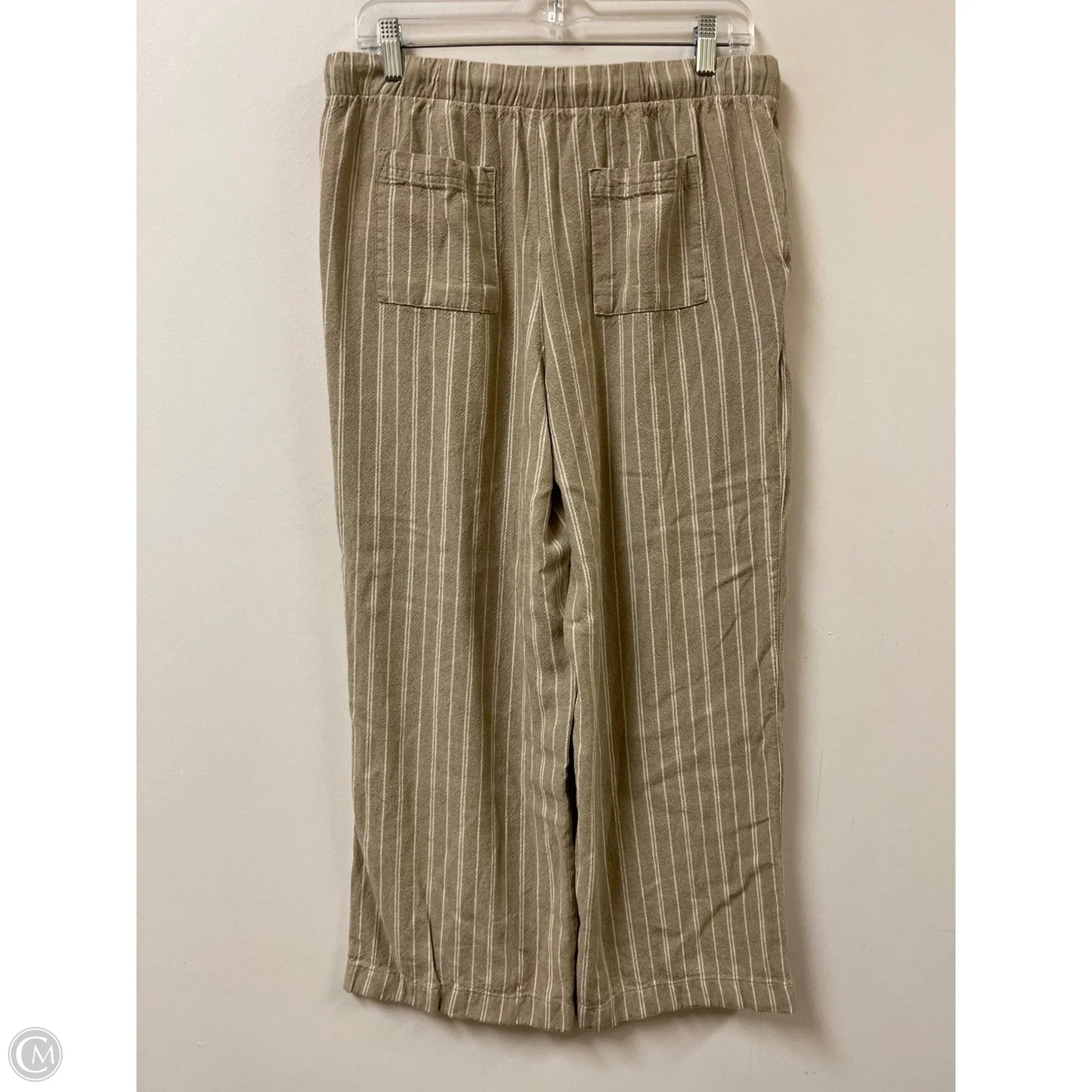 Pants Linen By Gap In Cream & White, Size: 8