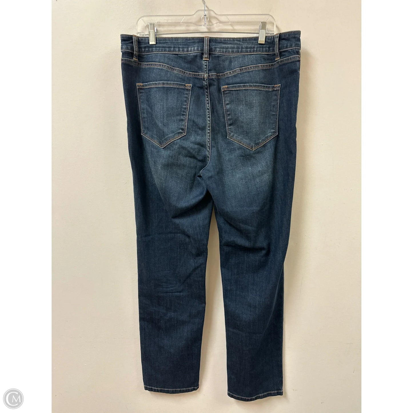 Jeans Skinny By Liz Claiborne In Blue Denim, Size: 12