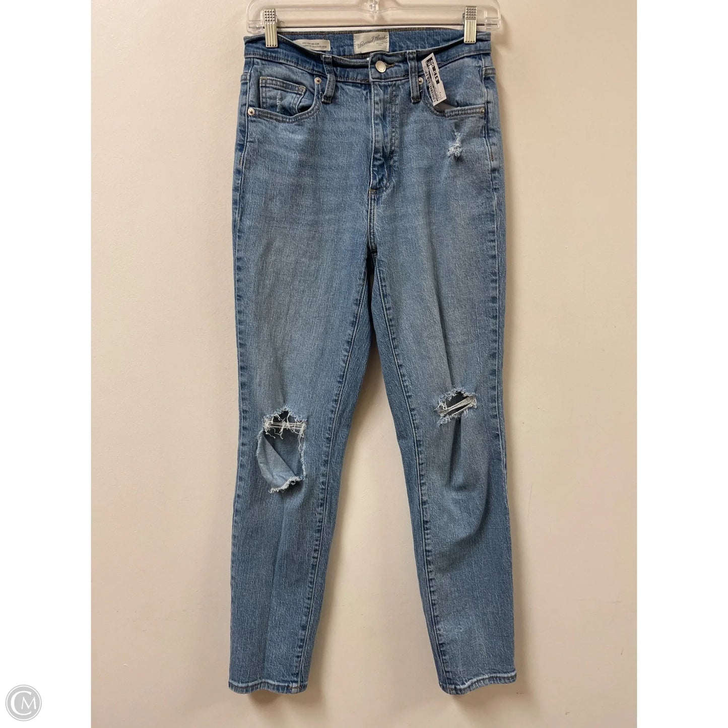 Jeans Straight By Universal Thread In Blue Denim, Size: 4