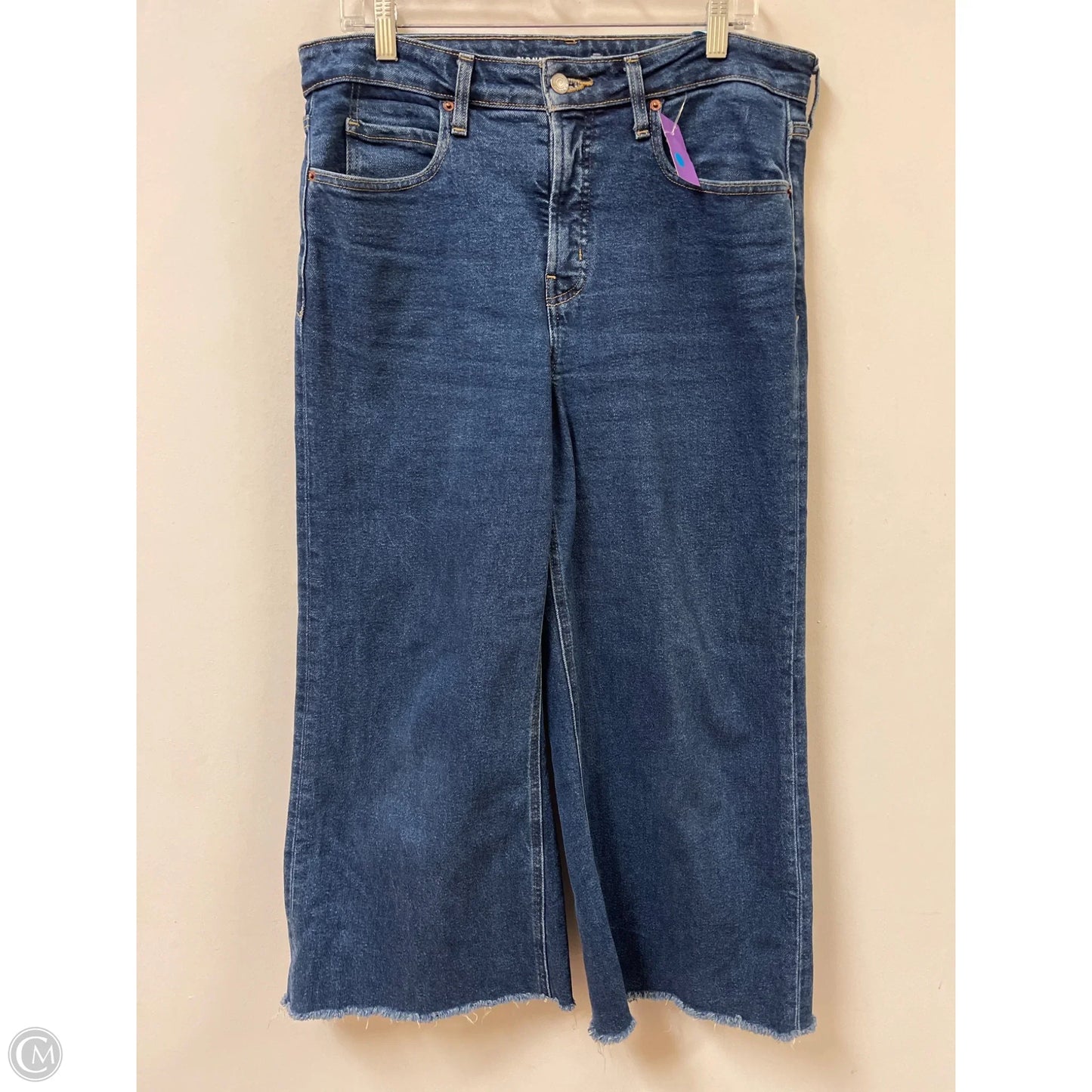 Jeans Wide Leg By Old Navy In Blue Denim, Size: 12