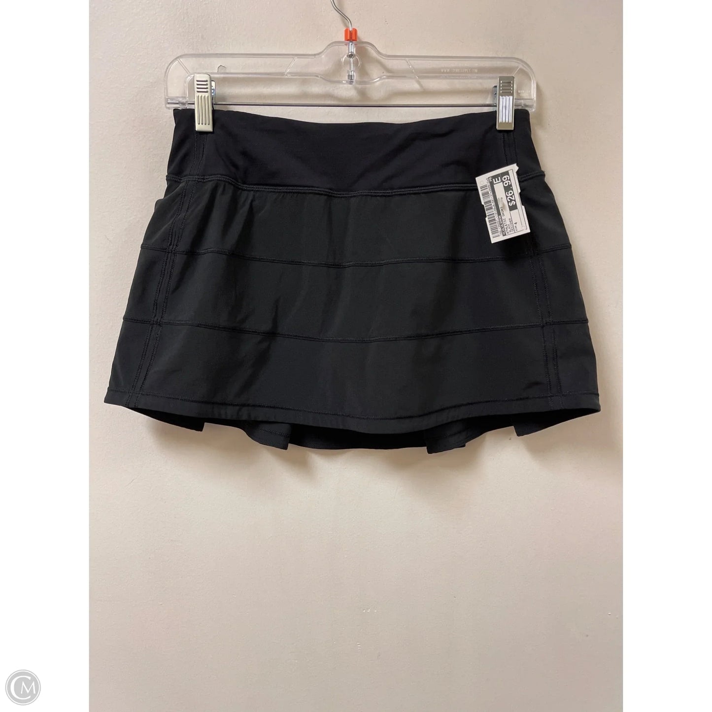 Athletic Skort By Lululemon In Black, Size: 4