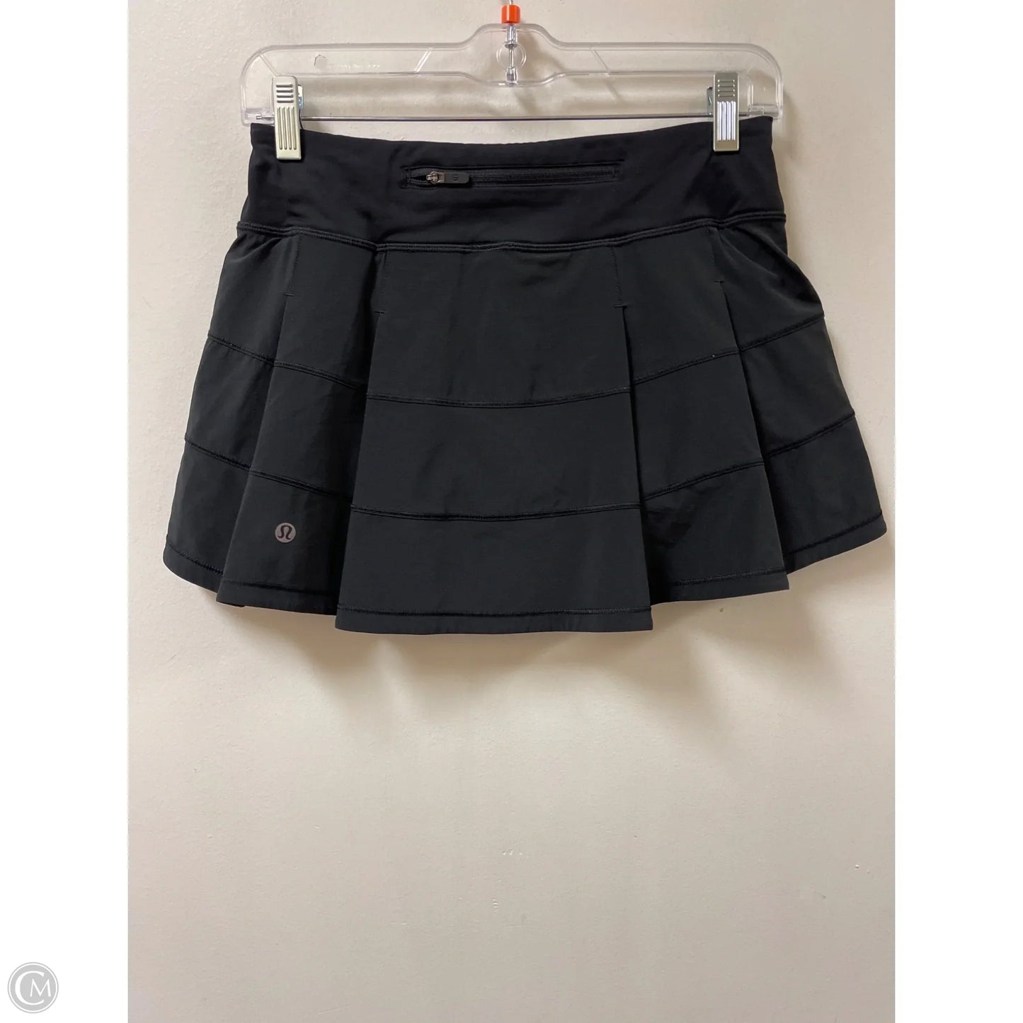 Athletic Skort By Lululemon In Black, Size: 4