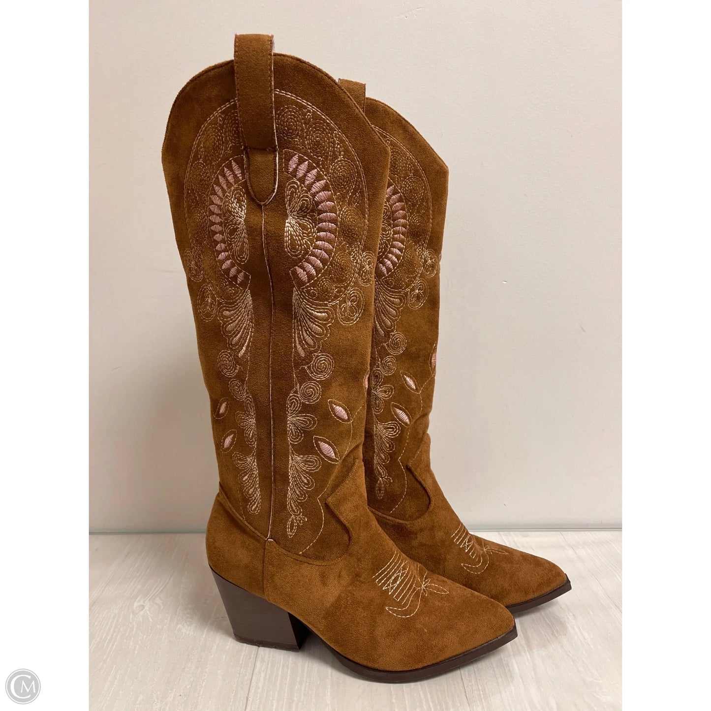 Boots Western By Clothes Mentor In Brown, Size: 11.5