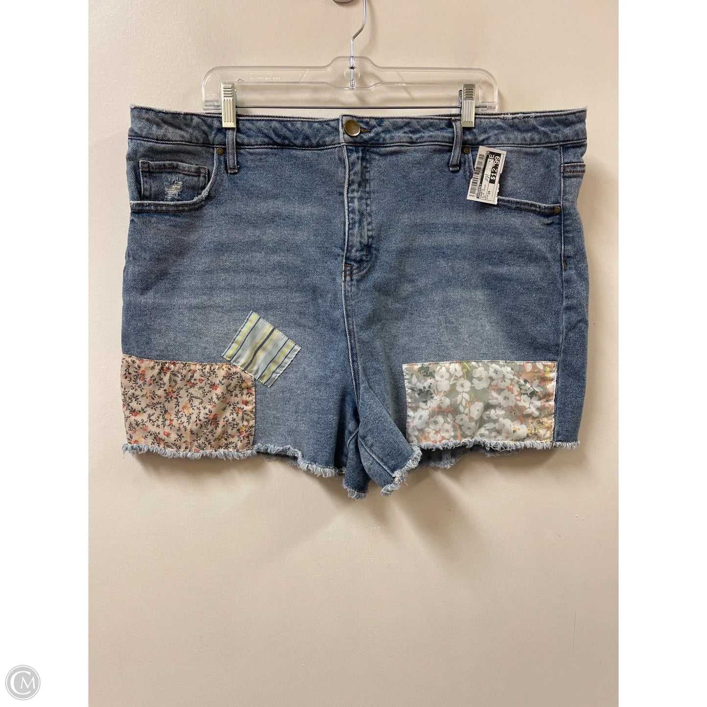 Shorts By Wonderly In Blue Denim, Size: 24