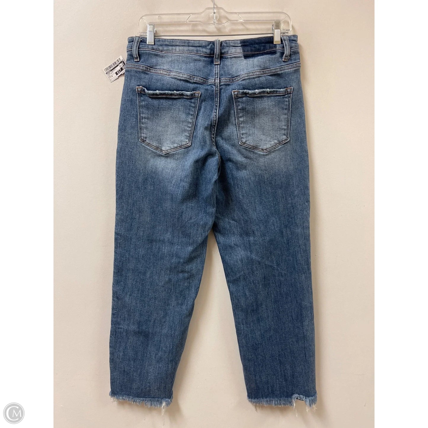 Jeans Straight By Vervet In Blue Denim, Size: 10
