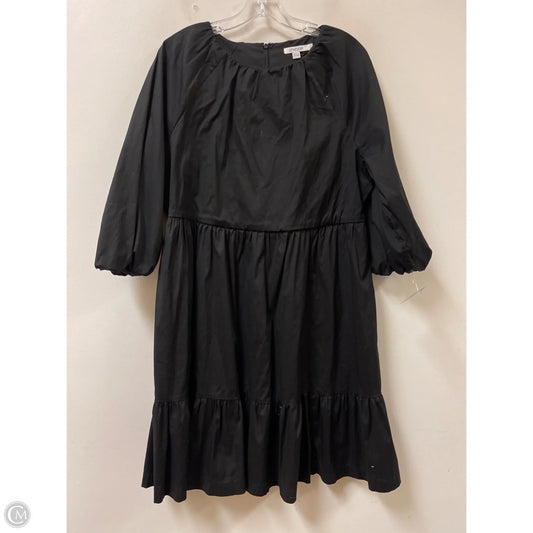 Dress Casual Midi By Chicos In Black, Size: 0