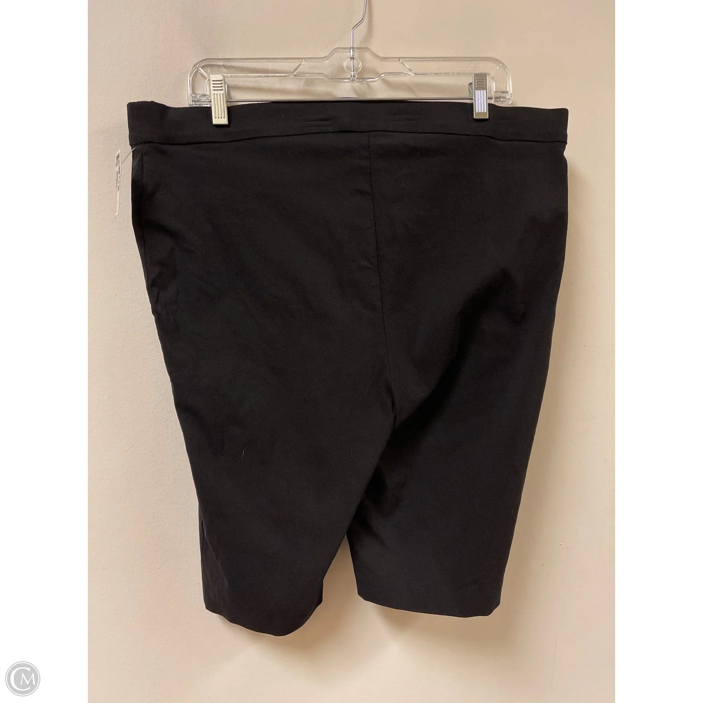 Shorts By Rafaella In Black, Size: 18