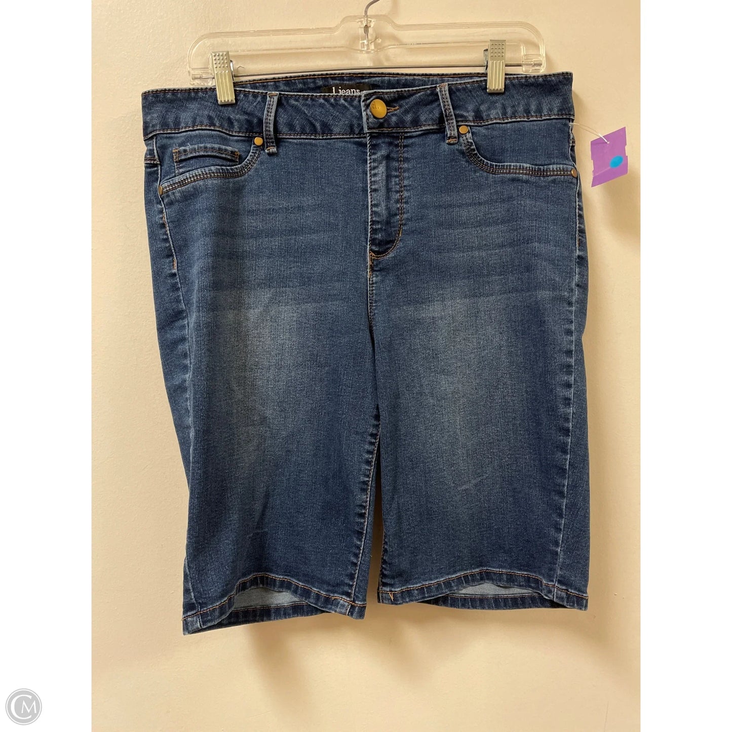 Shorts By D Jeans In Blue Denim, Size: 16