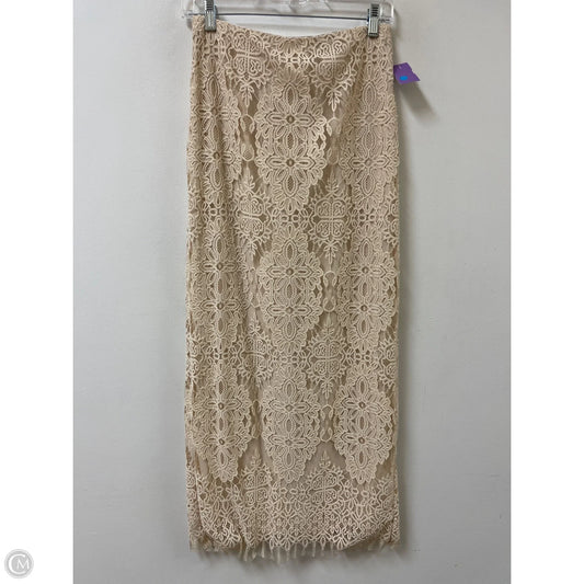 Skirt Maxi By Parker In Cream, Size: 2