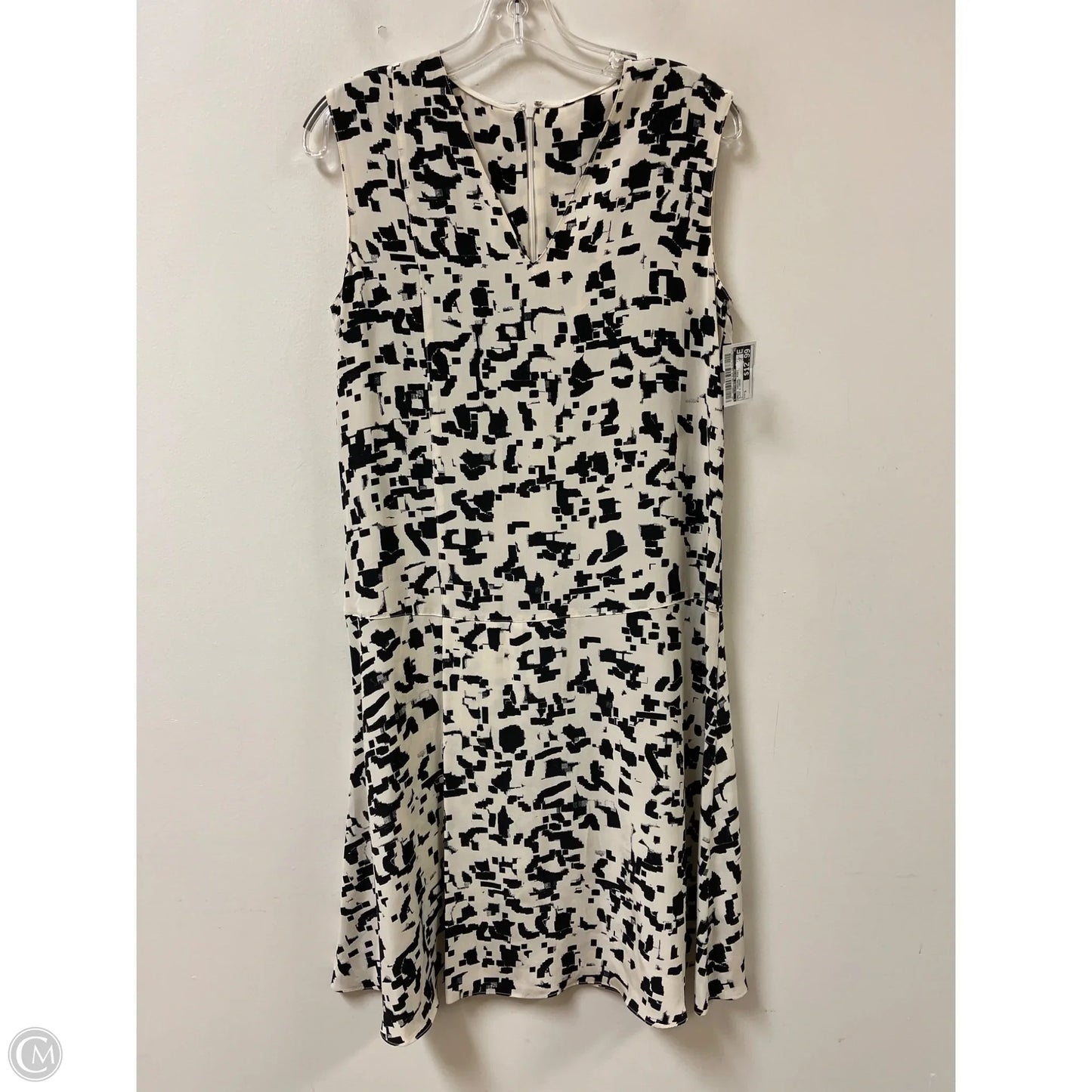 Dress Casual Midi By Clothes Mentor In Black & Cream, Size: S
