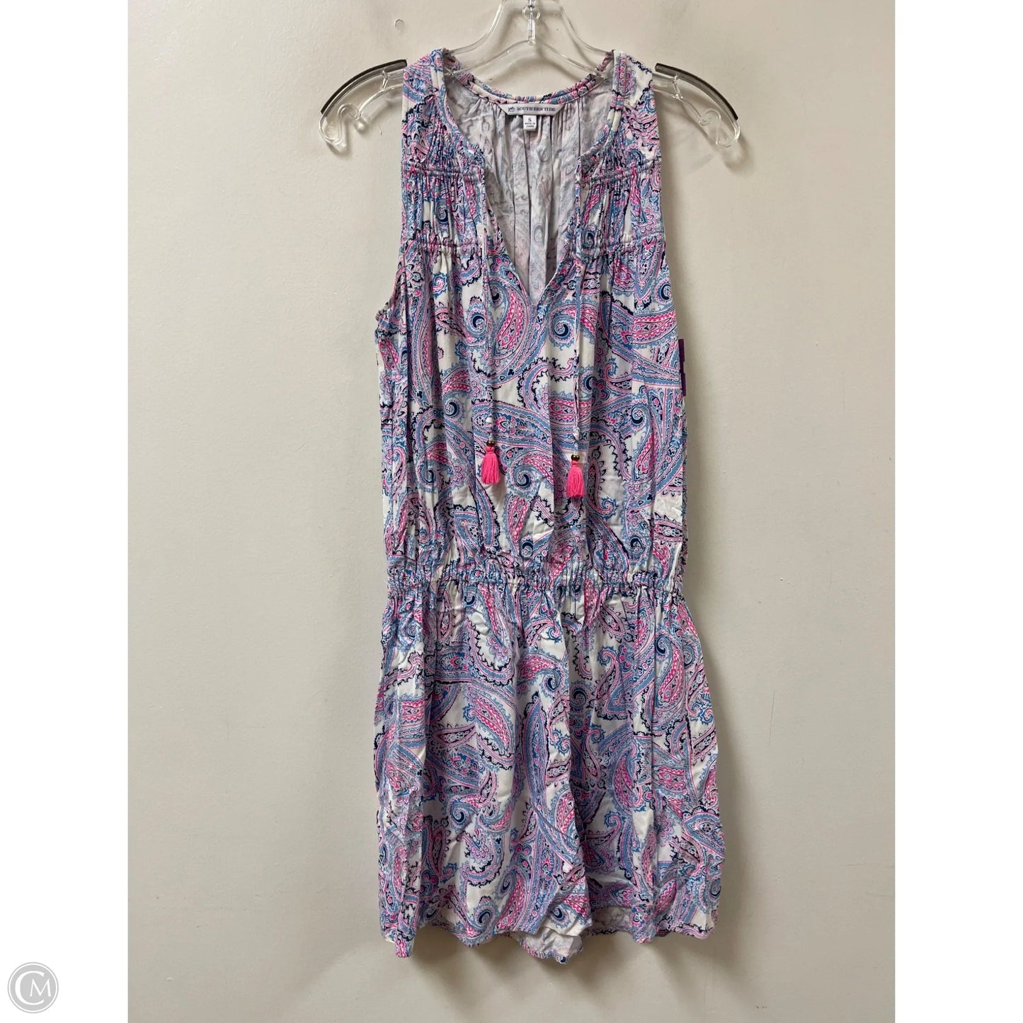Dress Casual Short By Southern Tide In Blue & Pink, Size: S