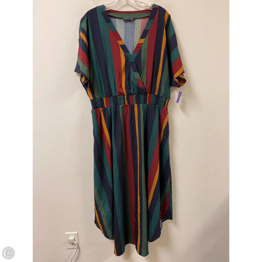 Dress Casual Maxi By Bloomchic In Striped Pattern, Size: 2x