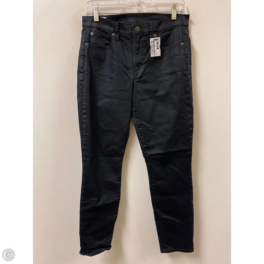 Jeans Skinny By Gap In Black Denim, Size: 10