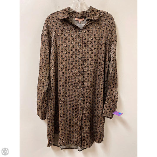 Dress Casual Short By Clothes Mentor In Black & Cream, Size: L