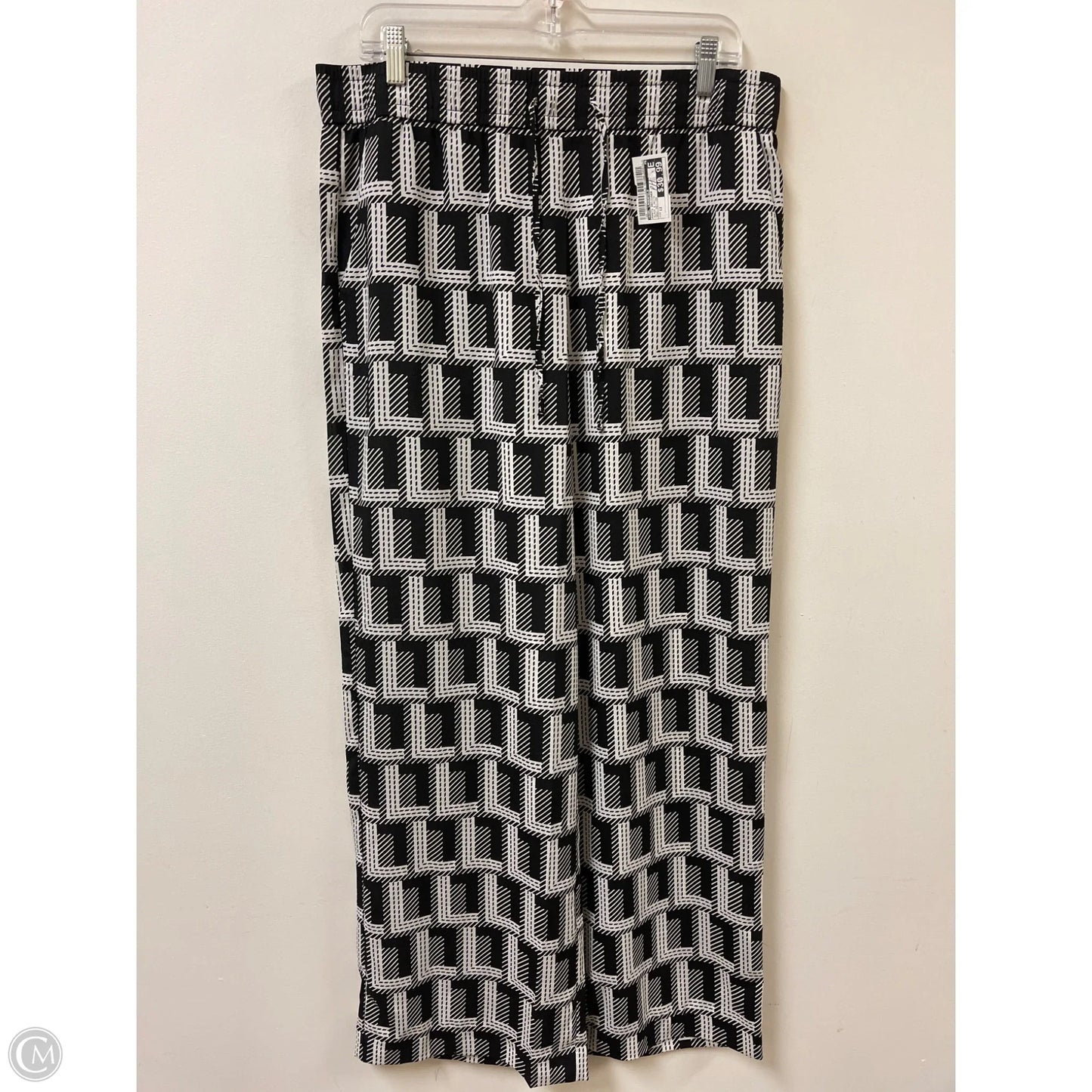 Pants Designer By Karl Lagerfeld In Black & White, Size: 12