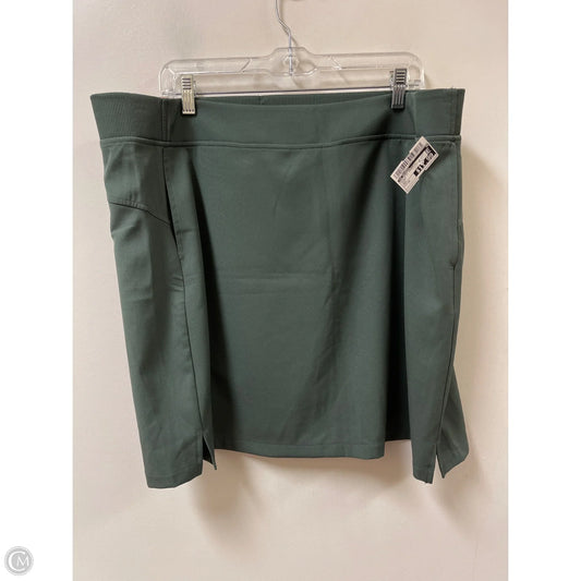 Athletic Skort By 32 Degrees In Green, Size: 1x
