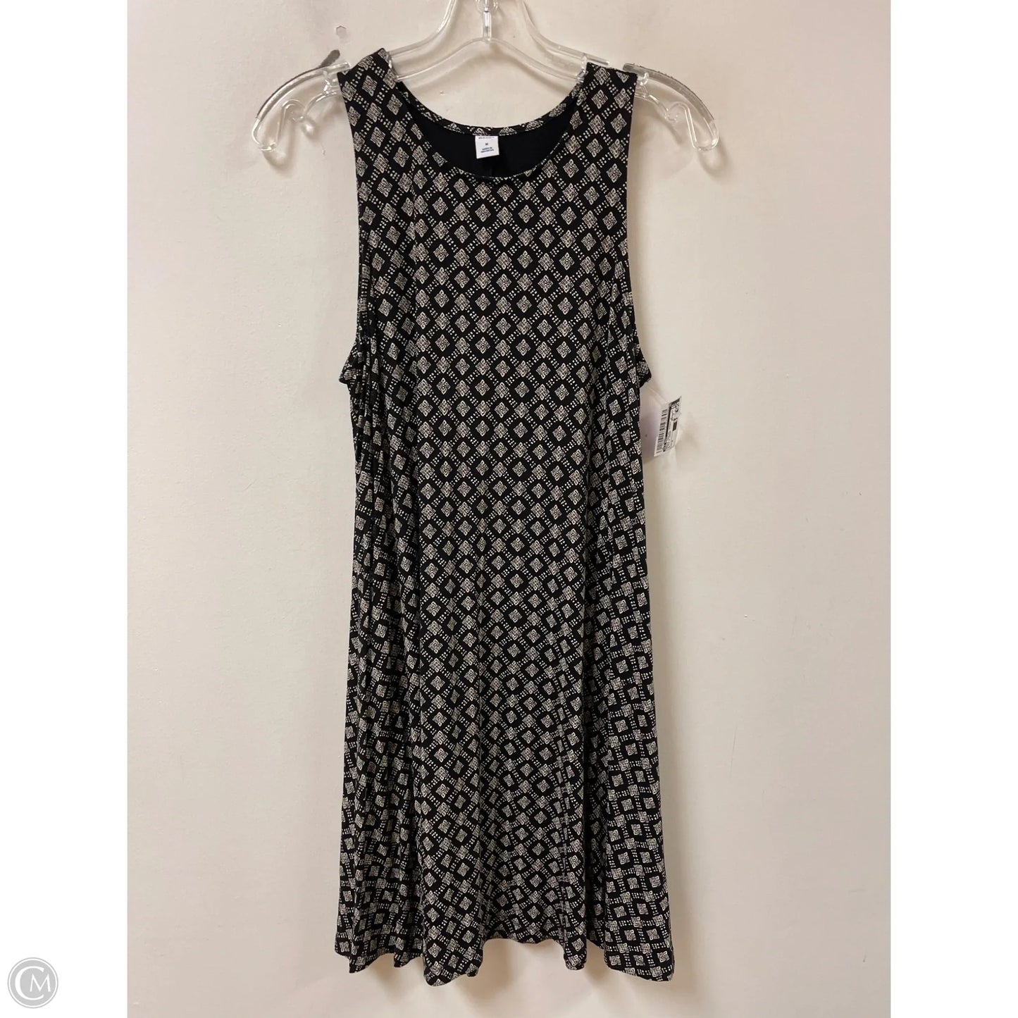 Dress Casual Short By Old Navy In Black & Cream, Size: M