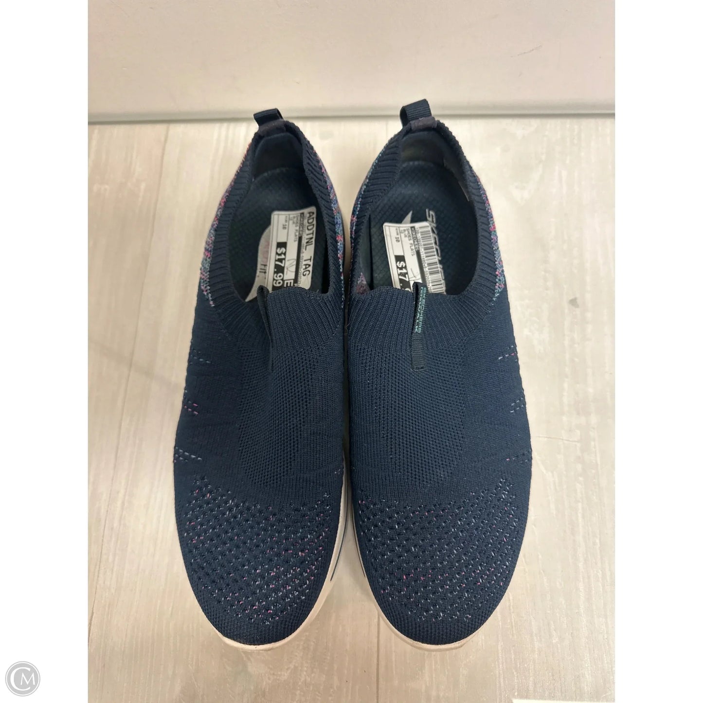 Shoes Flats By Skechers In Blue, Size: 10