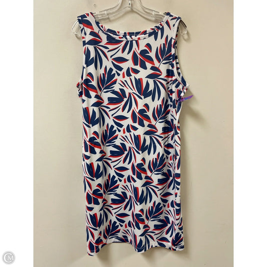 Athletic Dress By Columbia In Blue & Red & White, Size: Xl