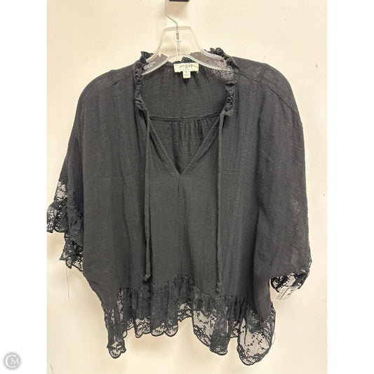 Top Short Sleeve By Umgee In Black, Size: M