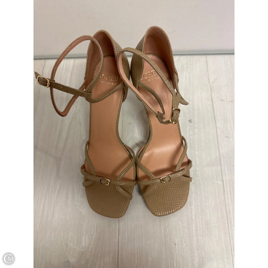 Sandals Heels Stiletto By J. Crew In Cream, Size: 9.5