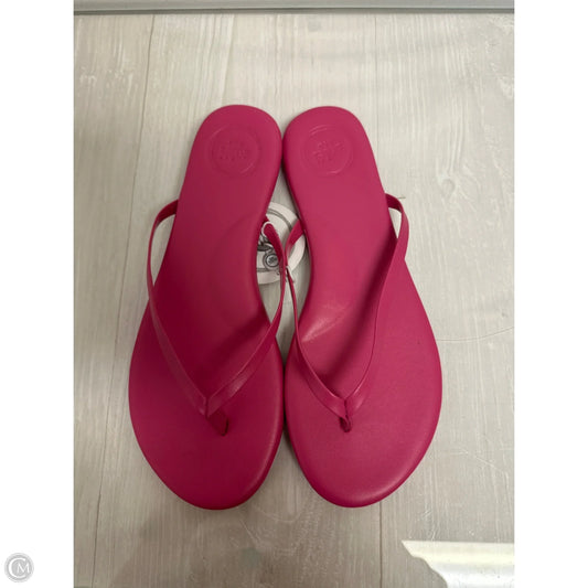 Sandals Flip Flops By Clothes Mentor In Pink, Size: 8